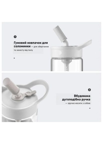 Бутылка для воды (CD1017-OW) BUYDEEM CD1017 500 мл Oats White (370017297)