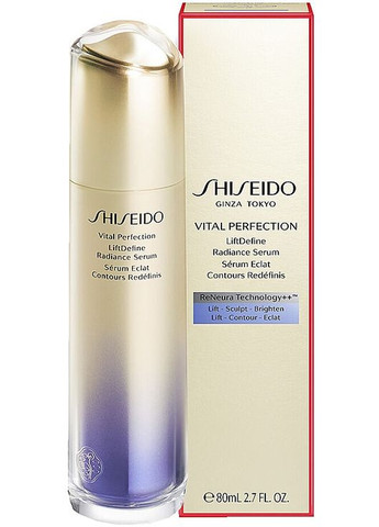 Моделювальна сироватка для обличчя й шиї Unisex Vital Perfection LiftDefine Radiance Serum 40ml (945187-46939) Shiseido (368627731)
