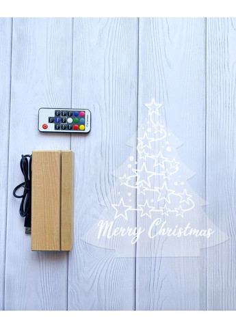 Новорічний нічник Ялинка Merry Christmas (дизайн 36.1) Creative (368775322)