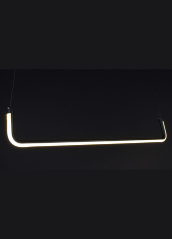 Люстра світлодіодна підвісна LED світильник для квартири на стелю лед 27324 Чорний 20-150х12х122 см. Sunnysky (364754741)