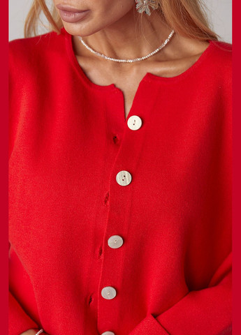 Вязаный костюм-тройка с кардиганом юбкой и топом - бежевый цвет ONE SIZE (sku_5870) No Brand (327820154)