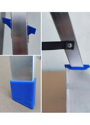 Стремянка односторонняя 4 ступеней Бегемот (367584466)