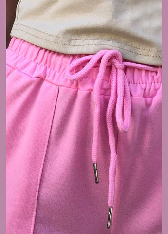 Спортивные штаны женские розового цвета Let's Shop (294817044)