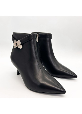 Черные демисезонная ботильоны (р) кожа 0-1-1-am-10180r-3-1 Danler