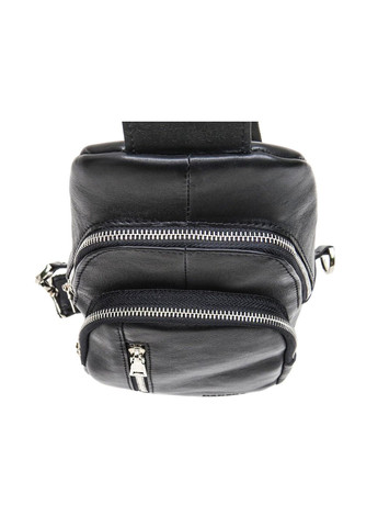 Чёрная сумка слинг из гладкой телячьей кожи N9012GA Newery (303829664)