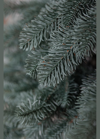 Искусственная елка литая Карпатская 2,3 метра голубая V18 LUGI (363554583)