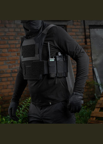 Чехол бронежилета низкопрофильный Black Medium M-TAC (316320323)