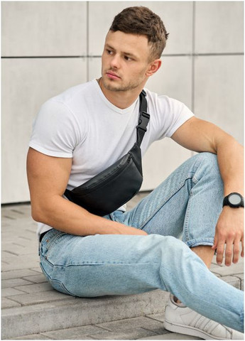 Сумка на пояс бананка Tirso Aqwam черная водостойкая (R-80119001m-VS) Sambag (302450177)