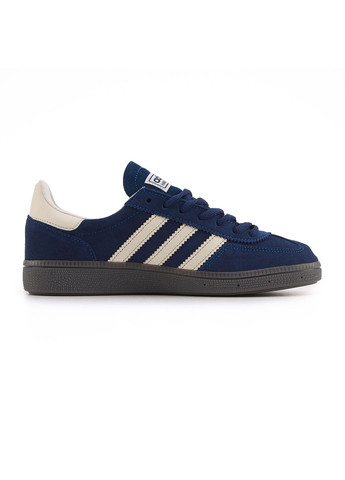 Цветные демисезонные кроссовки мужские adidas spezial night indigo blue cream адидас специал No Brand