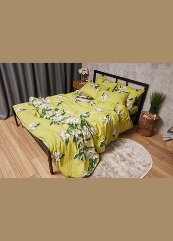 Комплект постельного белья Бязь Gold Люкс «» семейный 143х210х2 наволочки 4х50х70 (MS-820005523) Moon&Star Wisteria (296909754)