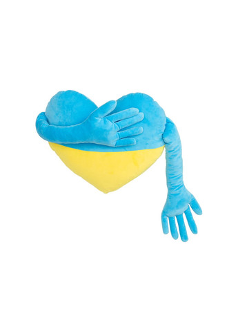М'яка іграшка патріотична "Серце" колір жовто-блакитний ЦБ-00236476 Гулівер Країна (282924741)