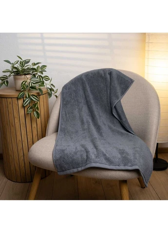 Рушник готельний для обличчя і рук 50х90см 500г/м2 ( ) GM Textile сірий