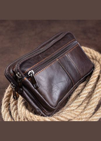 Сумка на пояс коричневая 14727 Vintage (329195752)