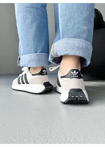 Кроссовки женские и мужские Adidas Retropy ES Grey Black | Адидас Ретропи ЕС серые No Brand серые демисезоны (372503831)