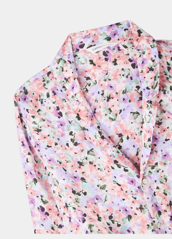 Цветная кэжуал рубашка с цветами Terranova