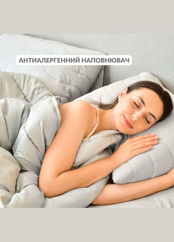 Одеяло зимнее 175х210 см Nordic Comfort антиаллергенное теплое серое двуспальное IDEIA (334726607)