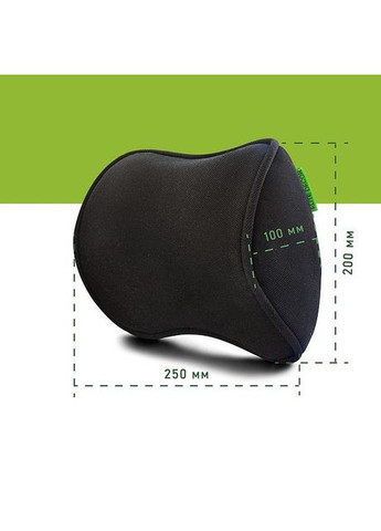 Подушка автомобільна 250x200x100 мм Чорна ProfiLuxe AMF 001-2 (330761238)