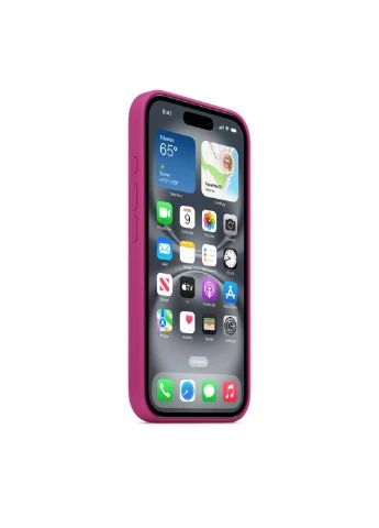 Чехол для смартфона Silicone Full Case for iPhone 16 Moon Red No Brand AAA MagSafe IC (378306957)