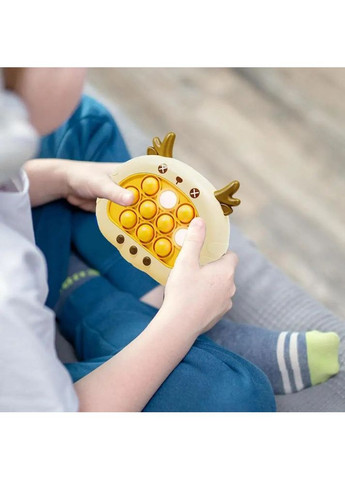 Електронна приставка консоль Quick Push Game приставка гри Pop It Антистрес струм іграшка Deer (Кольор: No Brand (365720912)