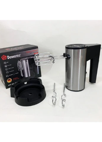 Міксер ручний R6629A 240Вт 5 швидкостей із двома насадками Domotec (397314095)