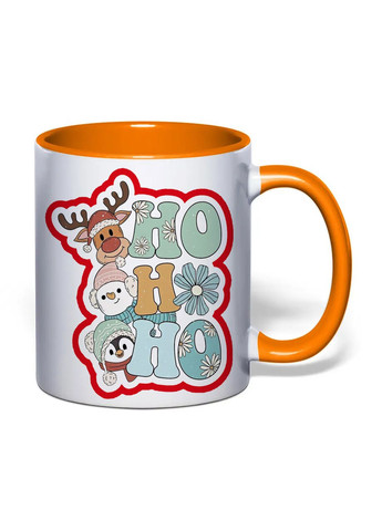 Чашка с печатью "Ho! Ho! Ho! С Новым годом!" 330 мл ( ) (34899) No Brand (370802606)