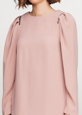Світло-рожева ділова сукня H&M однотонна