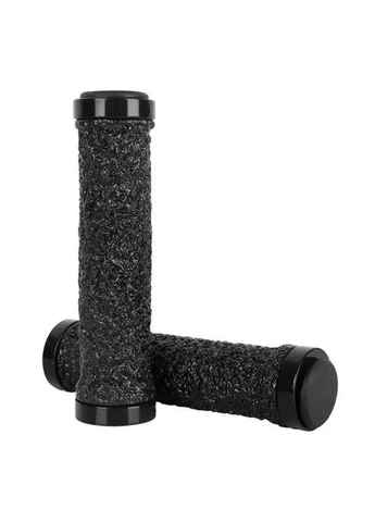 Ручки гріпси для велосипеда Silicone Crystal з замками, чорні No Brand (306455356)