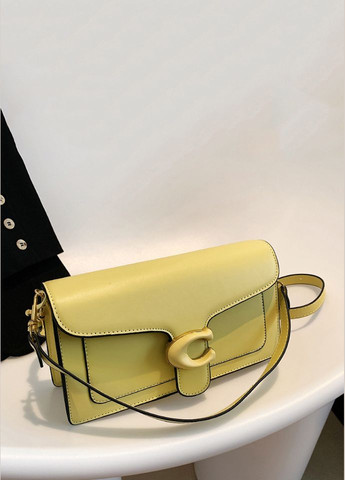 Женская сумка Coach 6938 кросс-боди желтая No Brand (303360517)