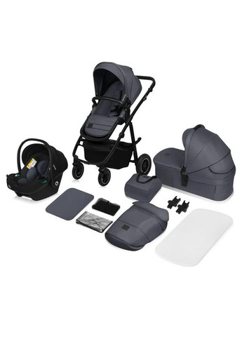 Универсальная коляска 3 в 1 AMBER PLUS GREY GRAPHITE Lionelo (336383088)
