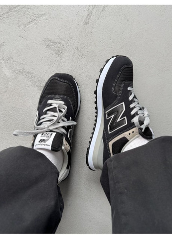 КРОССОВКИ ЖЕНСКИЕ NEW BALANCE 574 LEGACY BLACK GREY НЬЮ БЕЛАНС 574 No Brand серые демисезоны (367169271)
