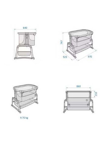 Приставная кроватка Iora Air Classic Beige Eco () Maxi-Cosi 2121022300 (336146157)