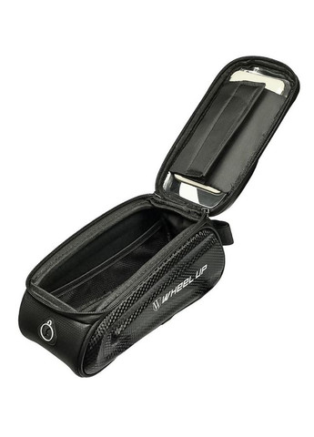 Веломото сумка Wheel Up з тримачем для телефона чорно-карбонова No Brand (279553473)