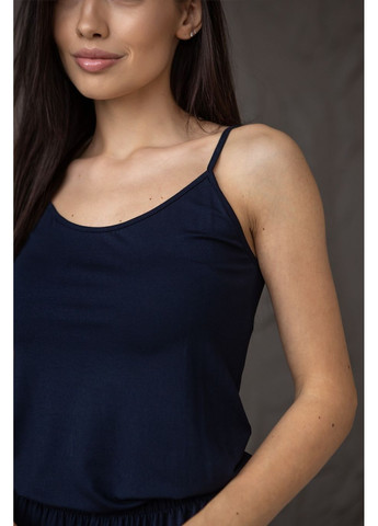 Синяя всесезон женская пижама базовая пс0330 синий MiaNaGreen