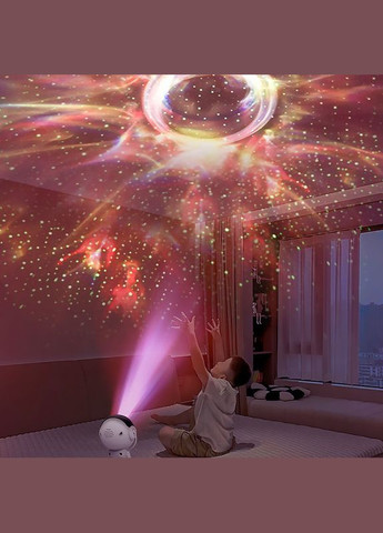 Проєктор Black Hole Galaxy Projector з таймером і обертом на 360° градусів бездротовий 11 шт. Lesko (349730430)