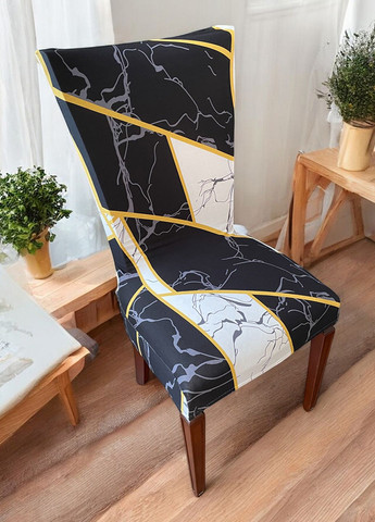 Чехол на стул универсальный трикотажный 017 Love You (325221228)