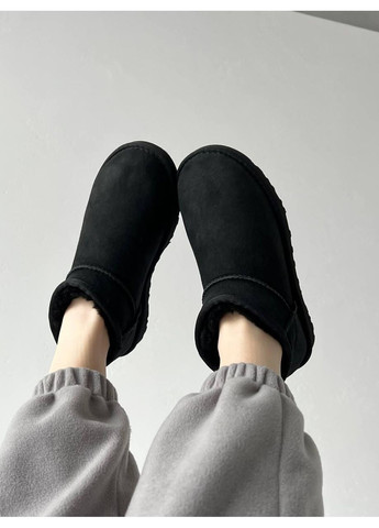 Уггі Жіночі UGG Ultra Mini Black (Замша) (366320860)