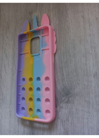 Чохол Pop it для Redmi Note 9 Pro Єдиноріг Попіт антистрес силіконовий дитячий Xiaomi (360897030)