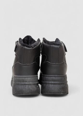 Кроссовки женские зимние на меху Ager Кроссовки чёрные зима (318561281)