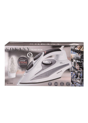 Праска з керамічною підошвою та системою самоочищення для прасування одягу парова праска 2400 Вт ProDobro (364191706)