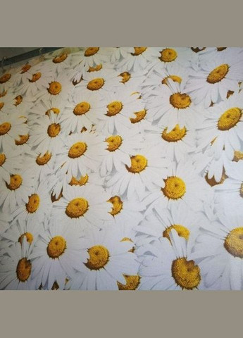 Шторка для душа раздвижная "Миранда" ромашка 180х200 см из полиэстера Miranda (342105226)