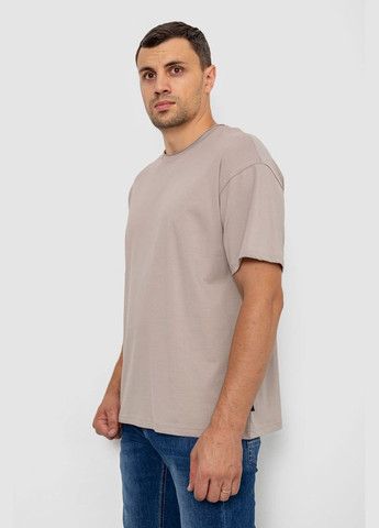 Бежевая футболка мужская однотонная,, Ager