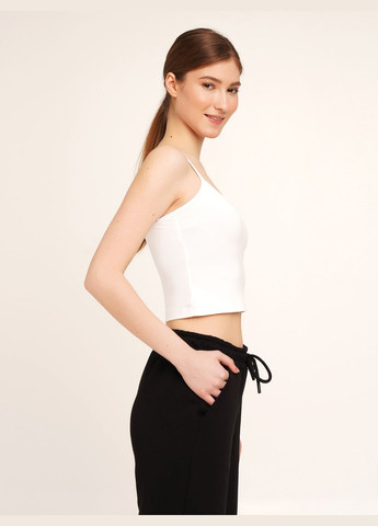 Топ однотонный женский WBC02381 Белый shop (2000990514950) LAWA (329034234)