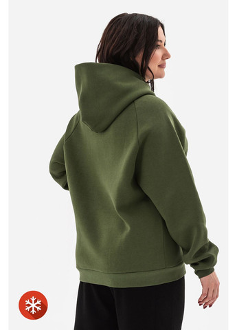 Утеплене худи ONE кольору хакі Garne (368765041)