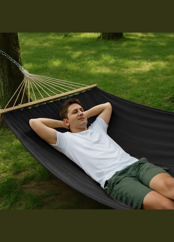 Стойка для гамака + Гамак с планкой WISH двухместный XXL 200х150 WCG (346528733)