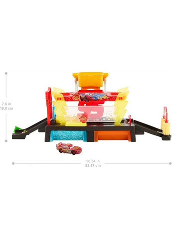 Ігровий набір Cars Зміни колір Автомийка з МакКвіном JBM70 Hot Wheels (372743257)