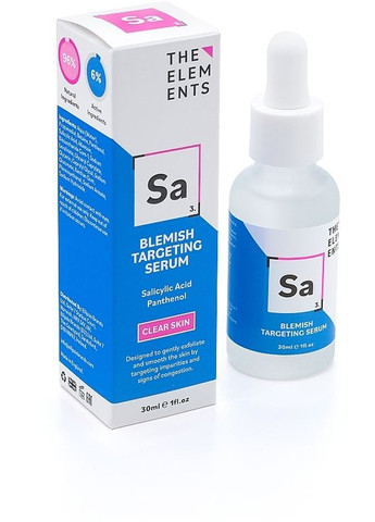 Сыворотка для уменьшения признаков постакне Blemish-Targeting Serum 30ml (1254388-135953) The Elements (368640592)