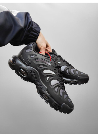 Чорні Осінні кросівки чоловічі nike air max tn plus drift black найк аір макс тн плюс No Brand