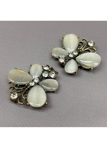 Декоративная застежка-крючок для одежды 3,5х7 см – бронза #111501 Plus-plus (354798516)