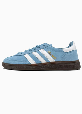 Кросівки жіночі і чоловічі Adidas Spezial Handball Blue White | Адідас Спеціал блакитні No Brand блакитні демісезони (342717921)