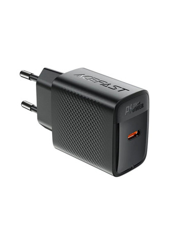 Сетевое зарядное устройство для A104 PD25W GaN single USB-C charger Black Acefast (322222774)